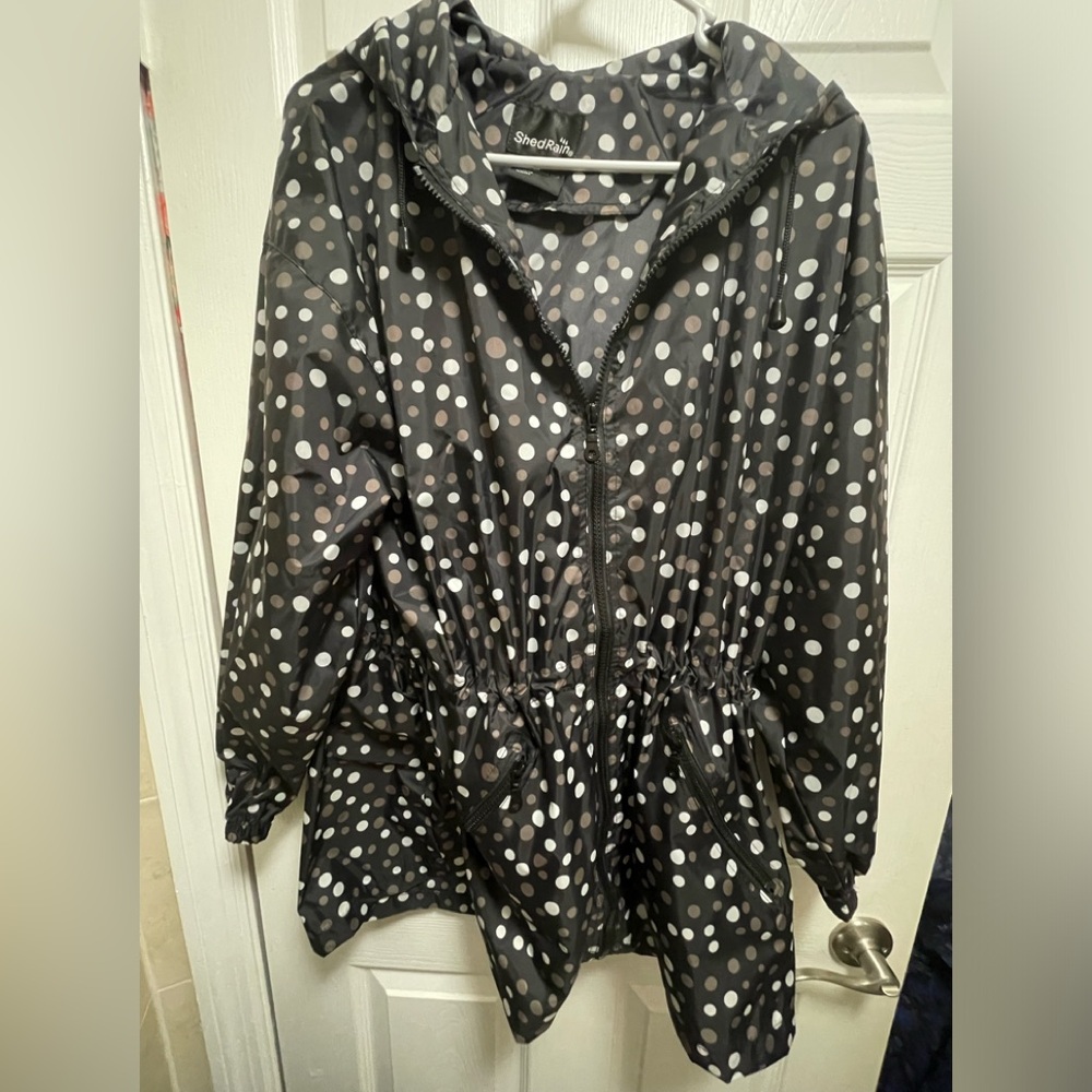 Polka Dot Rain Coat